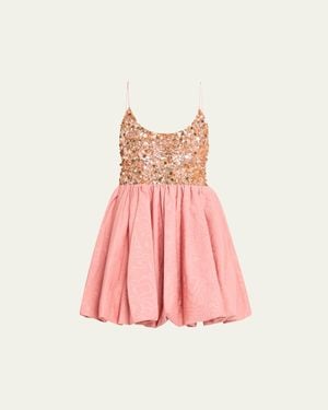 Alice + Olivia Irene Empire Waist Dress in Black | Lyst