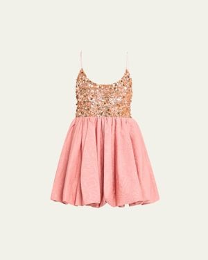 Alice+Olivia■Bridget Sequin Spaghetti Strap Dress■ドレス Alice + Olivia Bridget Spaghetti-Strap Sequined Mini Dress