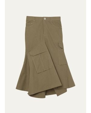 Marc Jacobs Cargo Midi Skirt - Green