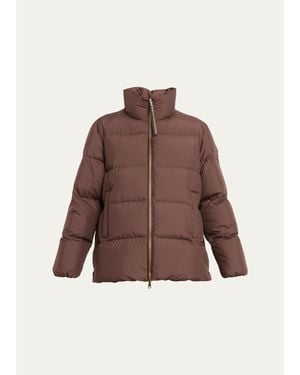 Moncler Vivantesse Down Jacket - Brown