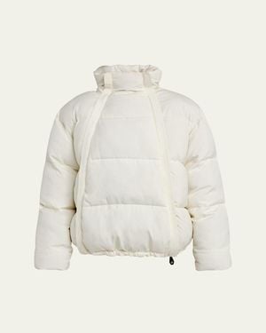 Loro Piana Sebastian Japon Silk Padded Puffer - Natural