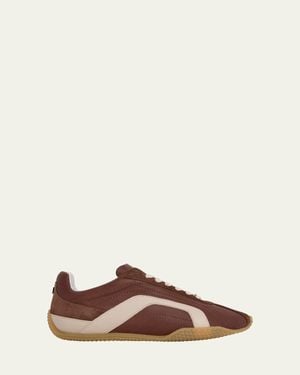 Pierre Hardy Jump Mixed Leather Sneakers - Brown