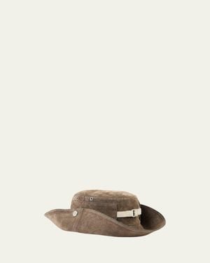 Jacquemus Le Bob De-Nimes Denim Bucket Hat - Natural