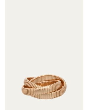 Sidney Garber 18K 3 Band 12Mm Rolling Bracelet - Natural