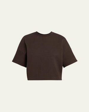 OSSOU Rift Relaxed Boxy T-Shirt - Brown
