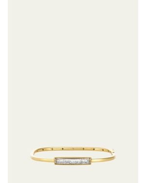 Moritz Glik 18K Core Bangle Bracelet With Diamonds - Natural
