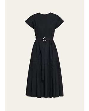 3.1 Phillip Lim Striped Handkerchief Midi Shirtdress - Blue