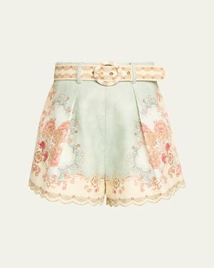 Zimmermann Daylight Tuck Shorts - Natural