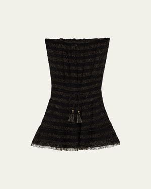 Ramy Brook Swirl Lauryn Sun Dress Coverup - Black