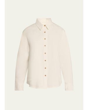 Still Here Denim Day Shirt - Natural