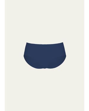 Commando Butter Mid-Rise Bikini Briefs - Blue