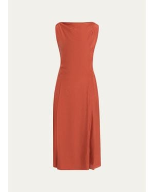 Theory Draped Parachute Dress - Red