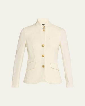 Rag & Bone Slade Textured Knit Blazer - Natural