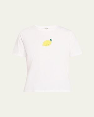 Kule The Modern Lemon Short-Sleeve T-Shirt - Natural