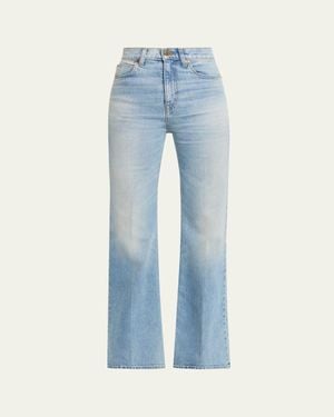 Jamie Haller The Crease Flared Jeans - Blue