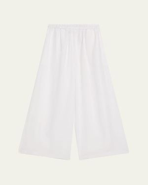 THE SALTING Ultra Wide Linen Pants - White