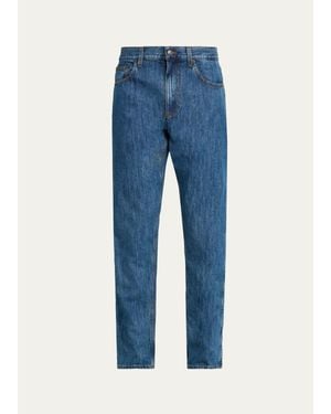 Burberry Danny Straight-Leg Jeans - Blue