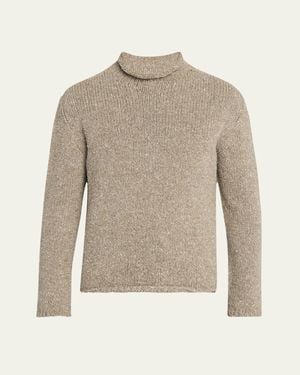 The Row Ryoko Roll-Neck Sweater - Natural
