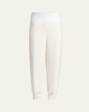 Tom Ford Two-Tone Knit Pants - White