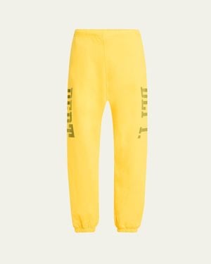Gallery Department Side-Logo Sweatpants - Yellow