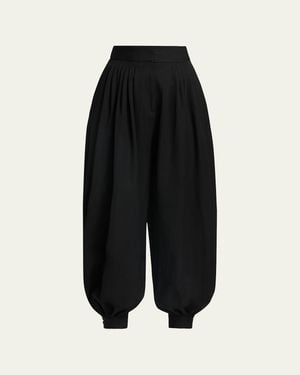 Altuzarra Chapman Wool Balloon Pants - Black