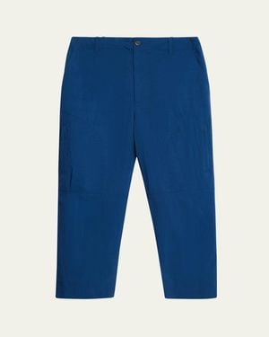3.1 Phillip Lim Cotton-Nylon Twill Cargo Pants - Blue