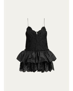 Chloé Light Technical Taffetas Top - Black
