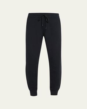 Handvaerk Pima Cotton Flex Sweatpants - Blue