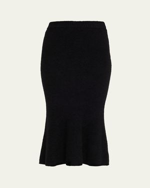 L'Agence Salem Knit Skirt - Black
