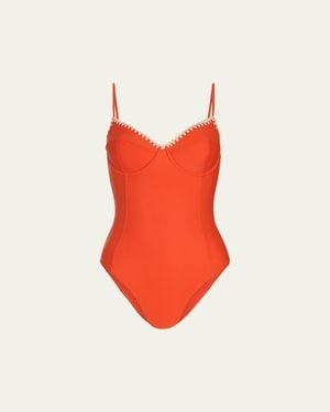 Ramy Brook Addisyn One-Piece Swimsuit - Red