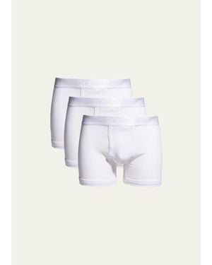 2xist 3-Pack Pima Cotton Boxer Briefs - Blue