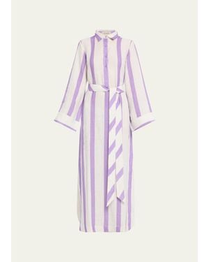 VERANDAH The Kurta Maxi Dress Coverup - Pink