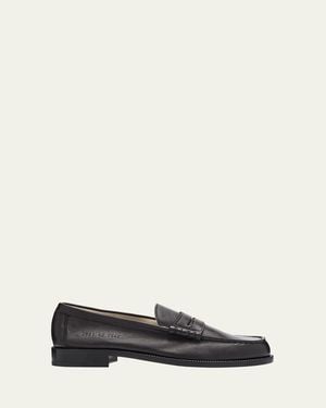 Common Projects Soft Leather Penny Loafers - White