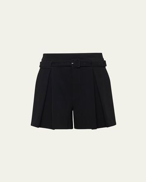 Cinq À Sept Kama Belted Shorts - Black