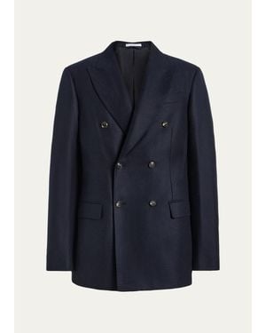 Gabriela Hearst Angelo Wool & Cashmere Blazer - Blue