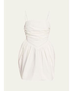 A.L.C. Cate Cutout-Back Mini Dress - Natural