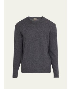 Massimo Alba Cashmere Crewneck Sweater - Blue
