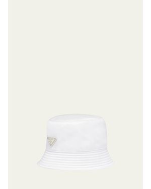 Prada Nylon Bucket Hat - White