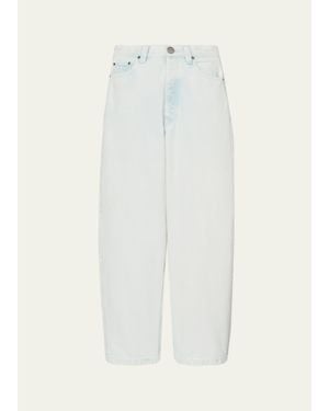 Marc Jacobs Mid-Rise Bow-Leg Jeans - White