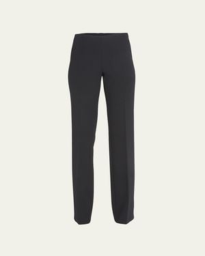Akris Classic Carol Flat Front Pants - Multicolor