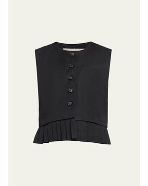 Sea Angelina Suiting Vest - Black