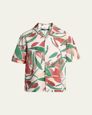 Jacquemus Fonccio Camp Shirt - White