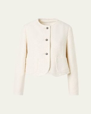 Akris Punto Summer Boucle Single-Breasted Jacket - Natural