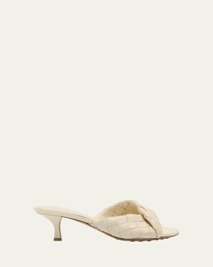 Bottega Veneta Blink Mules - Natural