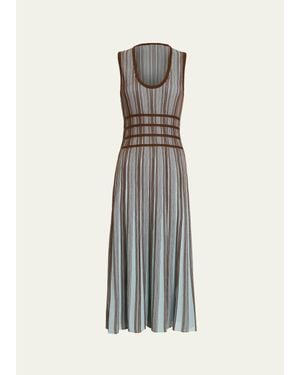 Ramy Brook Arlette Knitted Midi Dress - White