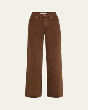 SLVRLAKE Denim Grace Soft Cotton Pants - Brown