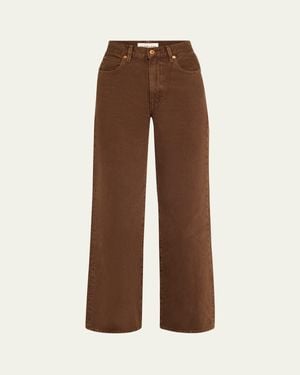 SLVRLAKE Denim Grace Soft Cotton Pants - Brown