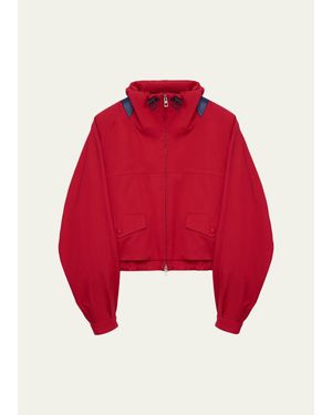 Loewe Lightweight Cropped Technical Jacket - Red