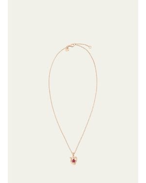 Procaccia Jewelry 18K Hebrew Shin Initial Necklace - Natural