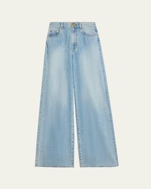 【ZIMMERMANN】 ワイドレッグジーンズ ZIMMERMANN Women's Designer Denim | Ready To Wear Collection